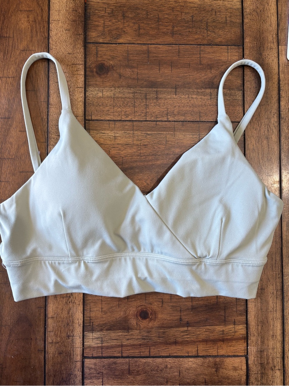 Savvi Light Olive Green with Thin Straps - Women's Intimates Sports Bra